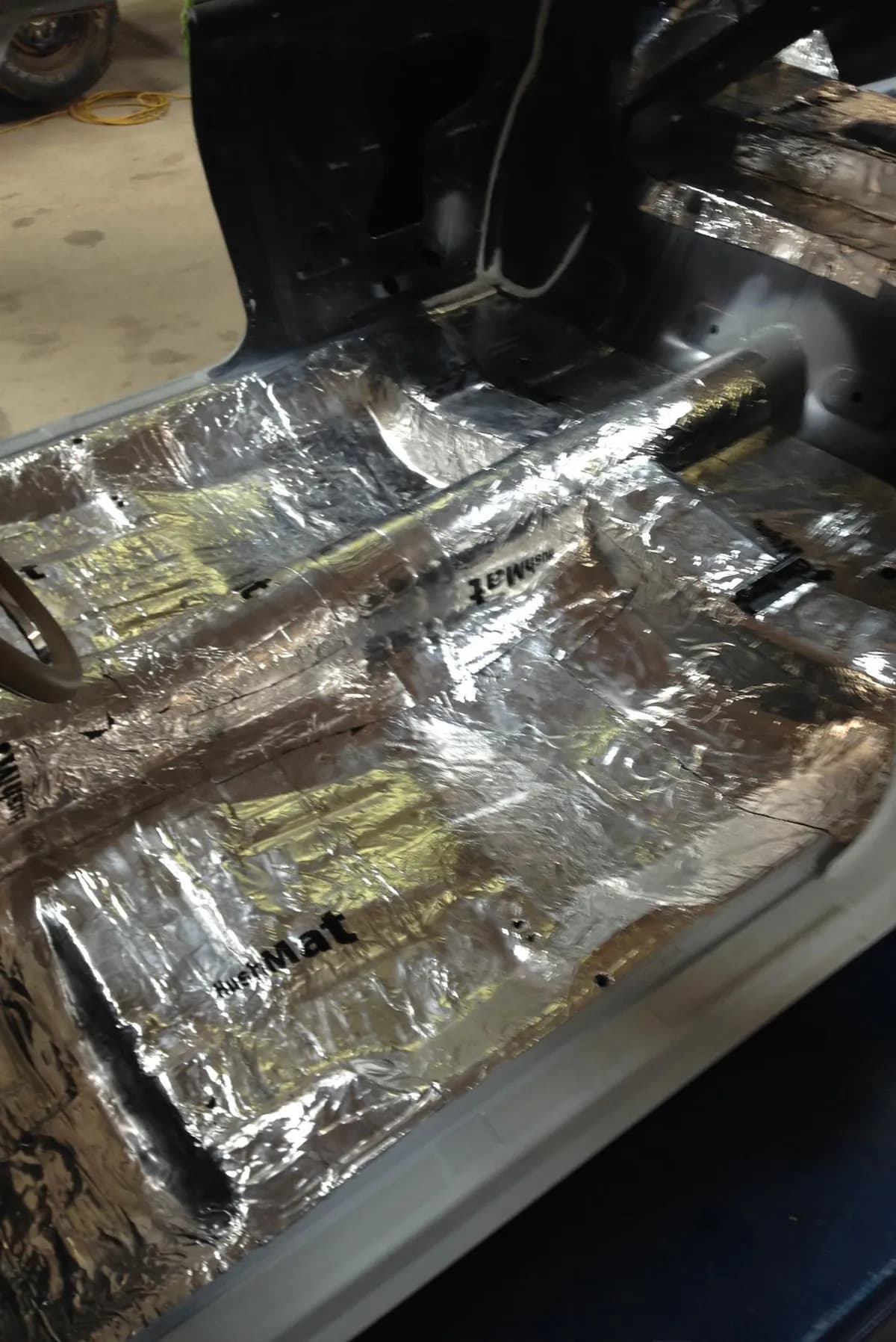 Complete Floor Insulation Kit Polymer Black Backing Silver