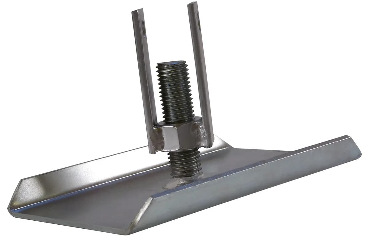 Ultra 5th Wheel Landing Gear Adjustable Footpadsilver