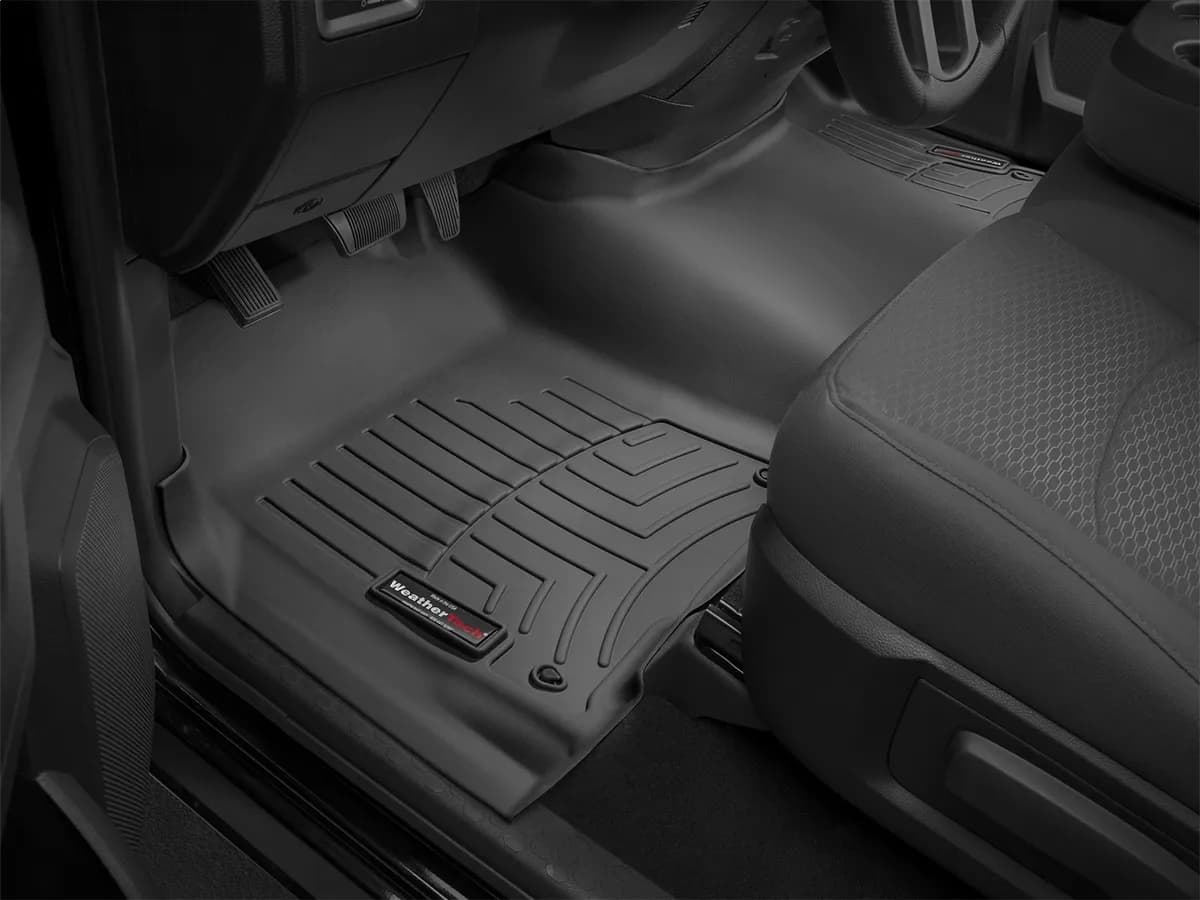 WeatherTech Front Over the Hump Floorliner Black - 2012-2016 Dodge Ram 1500