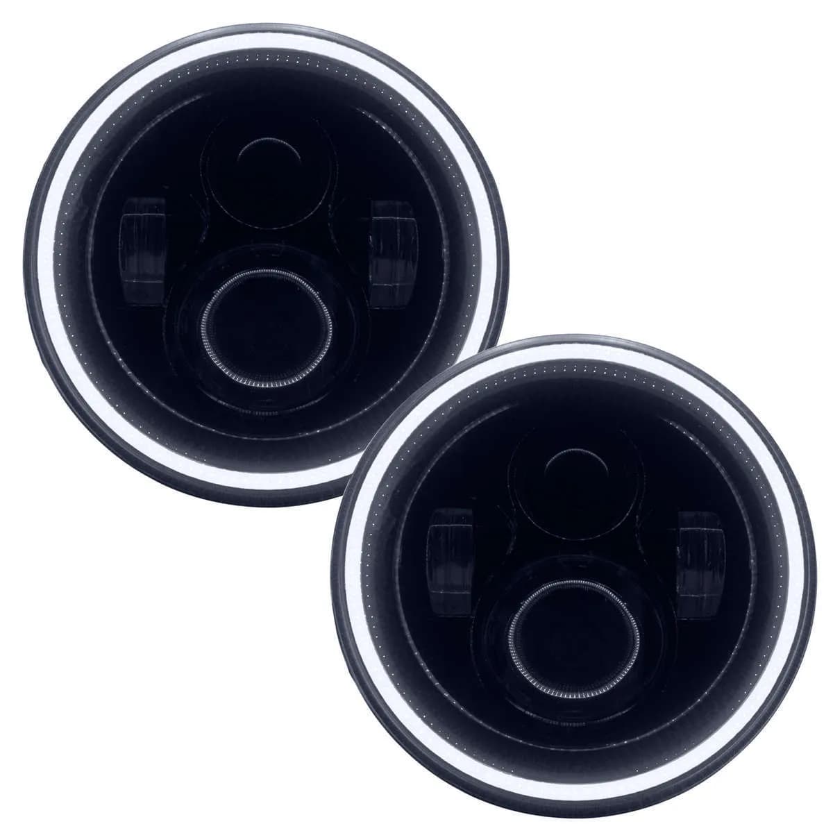 7" High Powered LED Headlights | DOT Certified Sealed Beam Replacement | Jeep Wrangler & Classic Cars