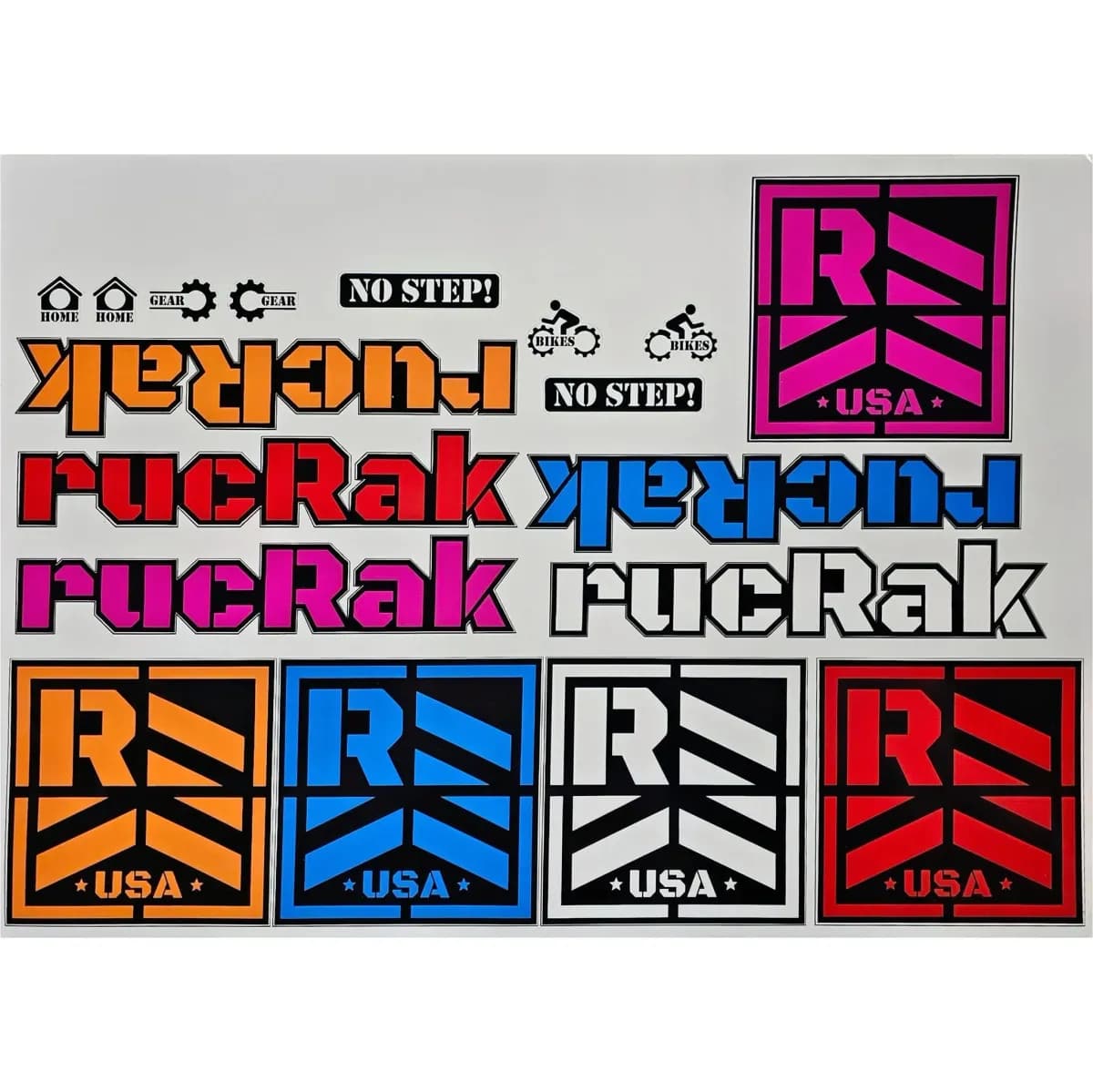 rucRak Decal Set (18-Pack)