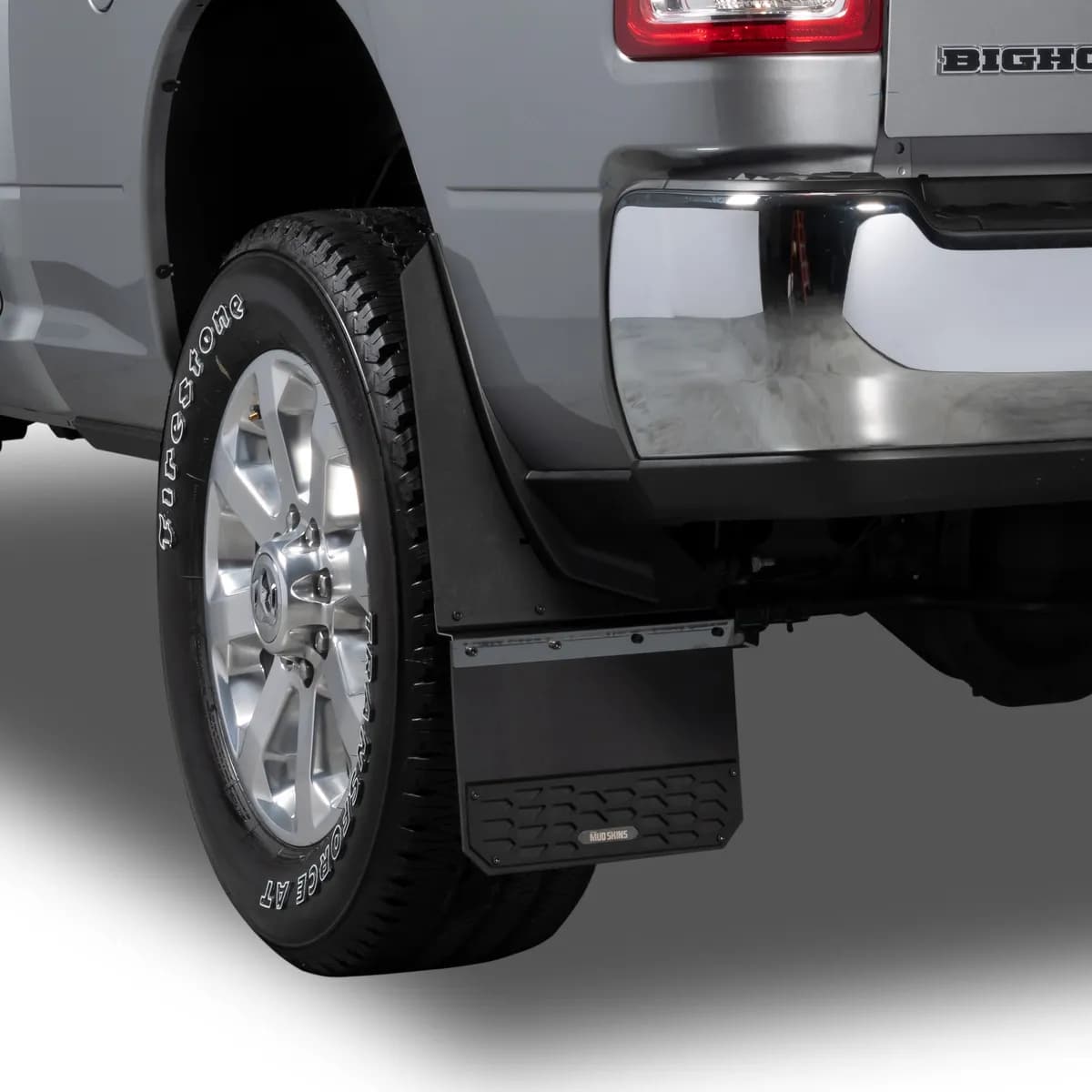 2016-2022 Nissan Titan Titan XD - Fits Rear - Set of 2 Mud Flaps Mud Skins Solid - High-Density Polyethylene Made in USA