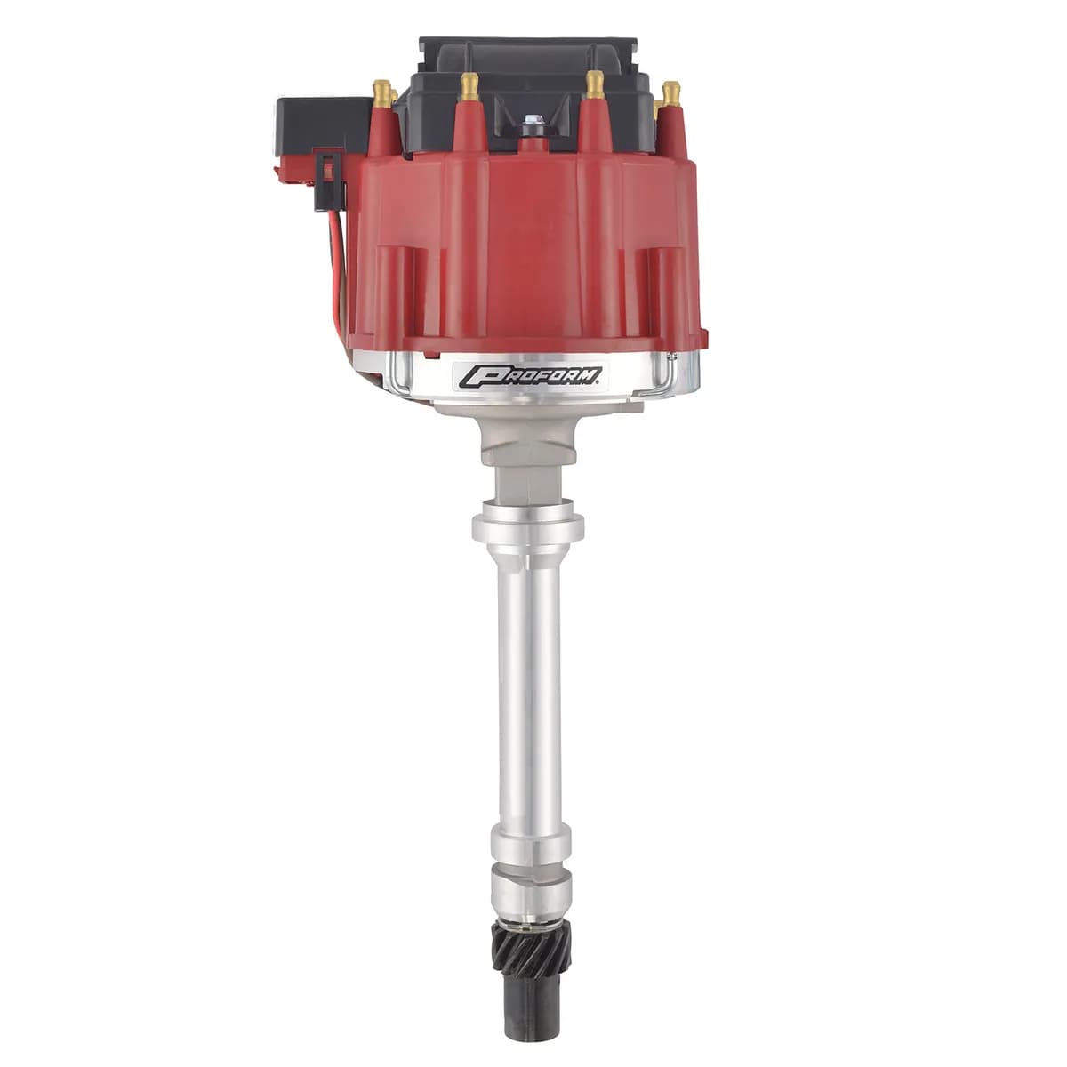 HEI Distributor Racing Type w/o Vac-Adv Red Cap Polished Chevy V8 Engines Proform