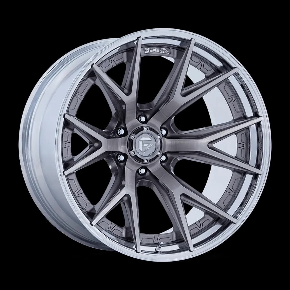 Fuel Wheels | Catalyst | Platinum w/ Chrome Lip