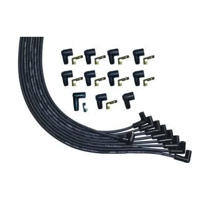 Wire Set Ultra v8 90 Deg Plug Univ. Unsleeved 90 Non Hei Black Wire