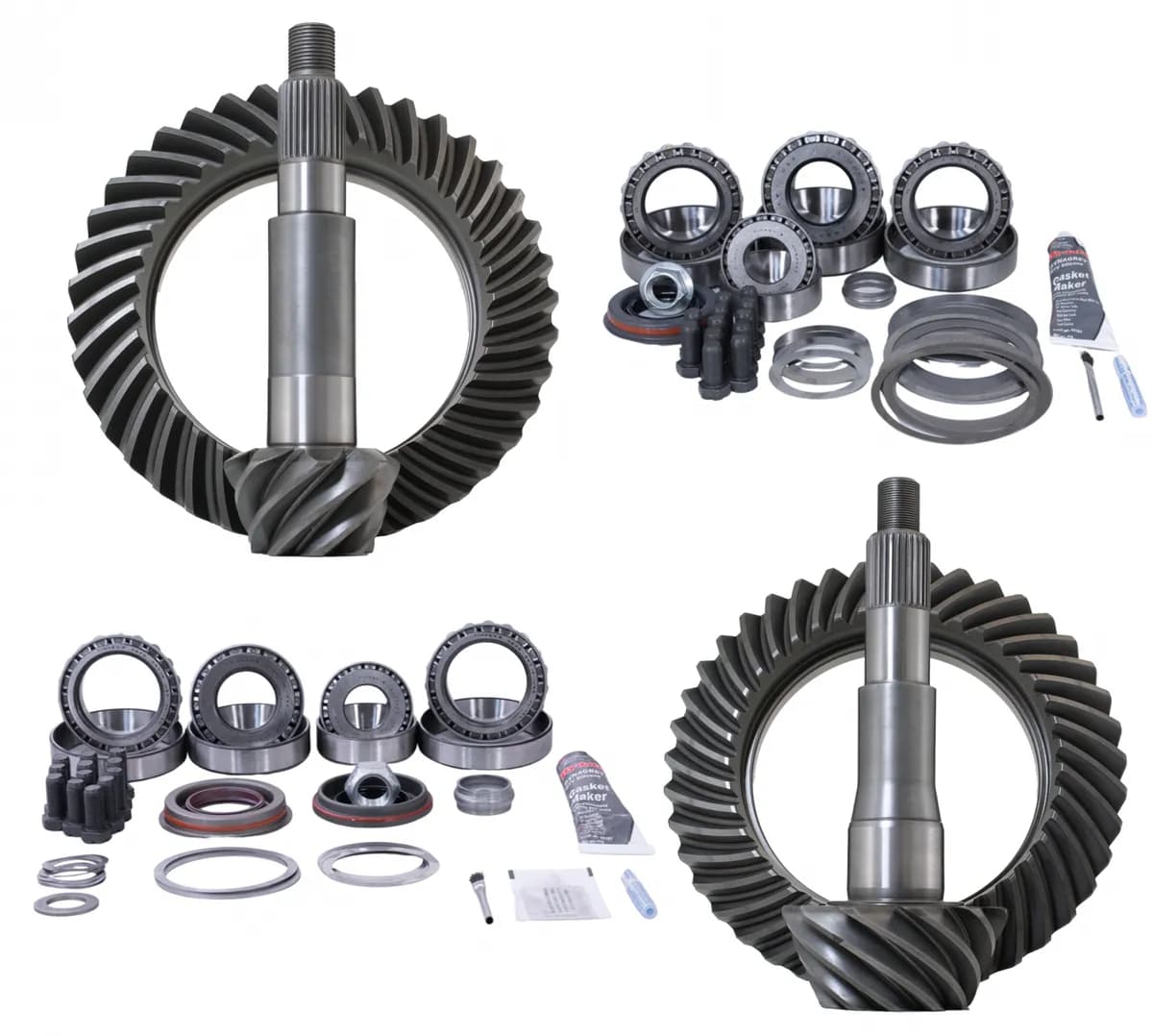 2014 and Newer Chevy 1500 with 5.3L 9.58.25 4.56 Gear Package Front and Rear Gears and Master Kits