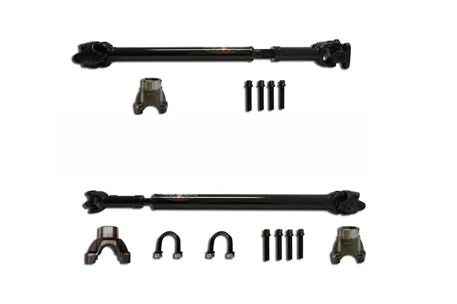 Adams Driveshaft Extreme Duty Series Front and Rear Spicer Solid 1310 CV Driveshafts - JK 4dr