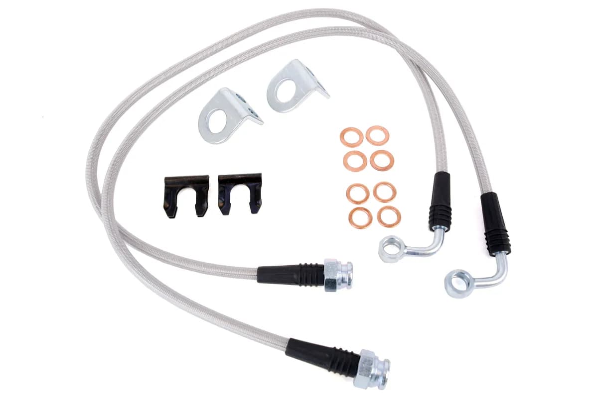 Brake Line Kit Front JK 26 Inch With Hardware