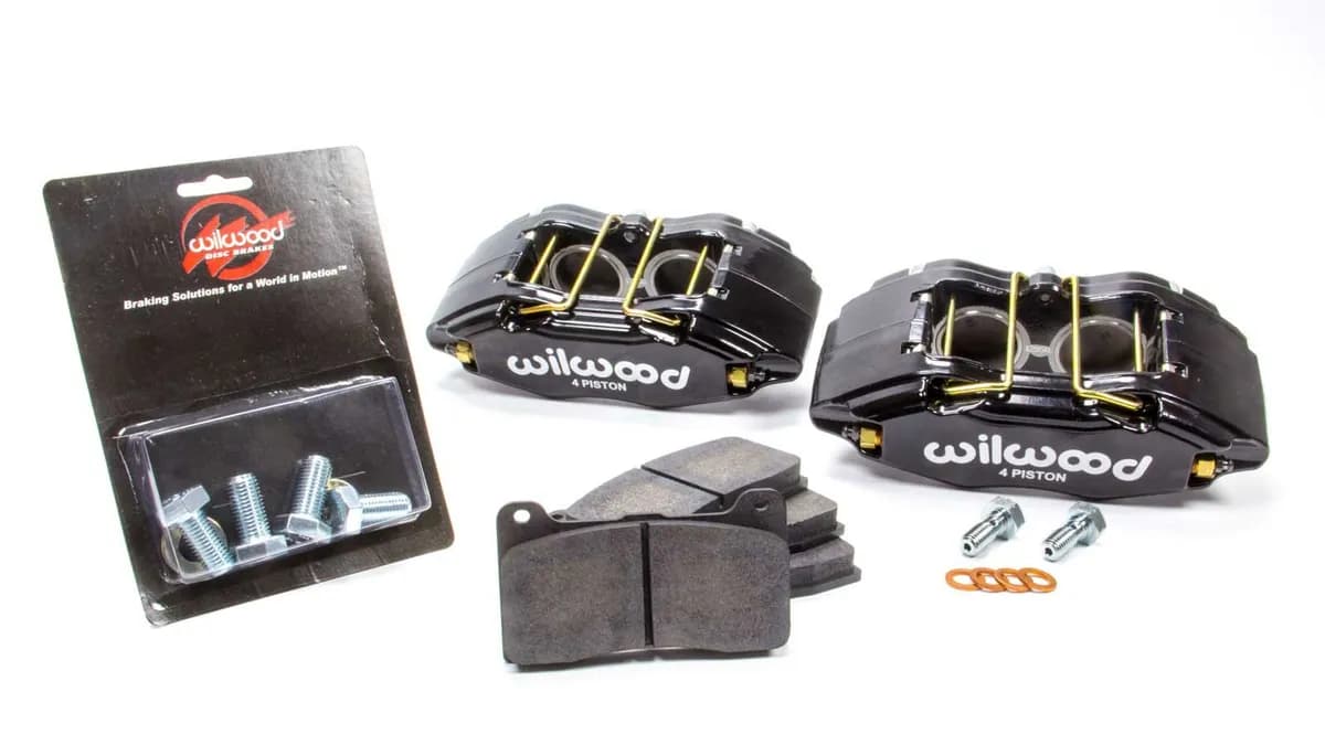 Wilwood DPHA Front Caliper and Pad Kit Red Honda Acura w 262mm OE Rotor