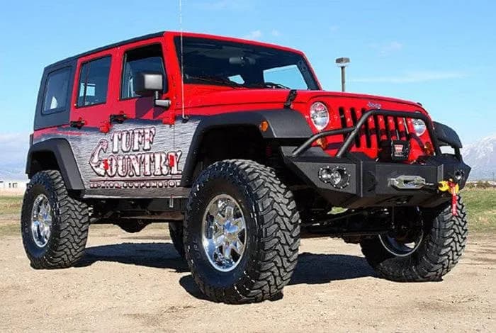 4 Inch Lift Kit 07-18 Jeep Wrangler JK 4 Door Only Performance Lift Kit EZ-Flex Tuff Country
