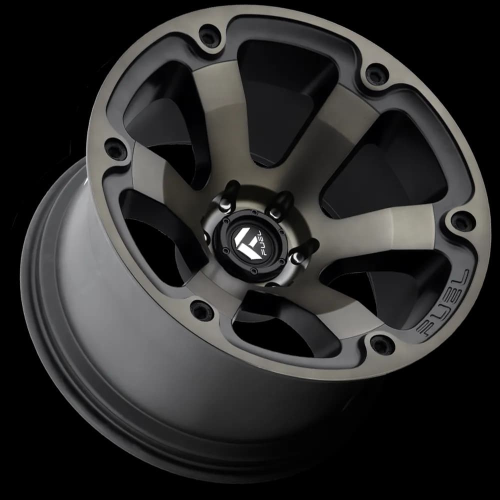Aluminum Wheels 17X9 Beast D564 5 On 127 Matte Black/Machined Dark Tint 78.1 Bore -12 Offset 6 Spoke Fuel Off Road Wheels