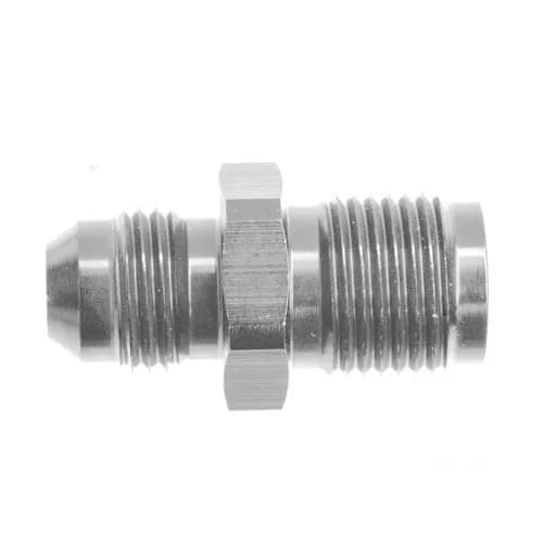 06 an Male to 5/818 Inverted Flare Pump/Fuel Line Adapter Clear
