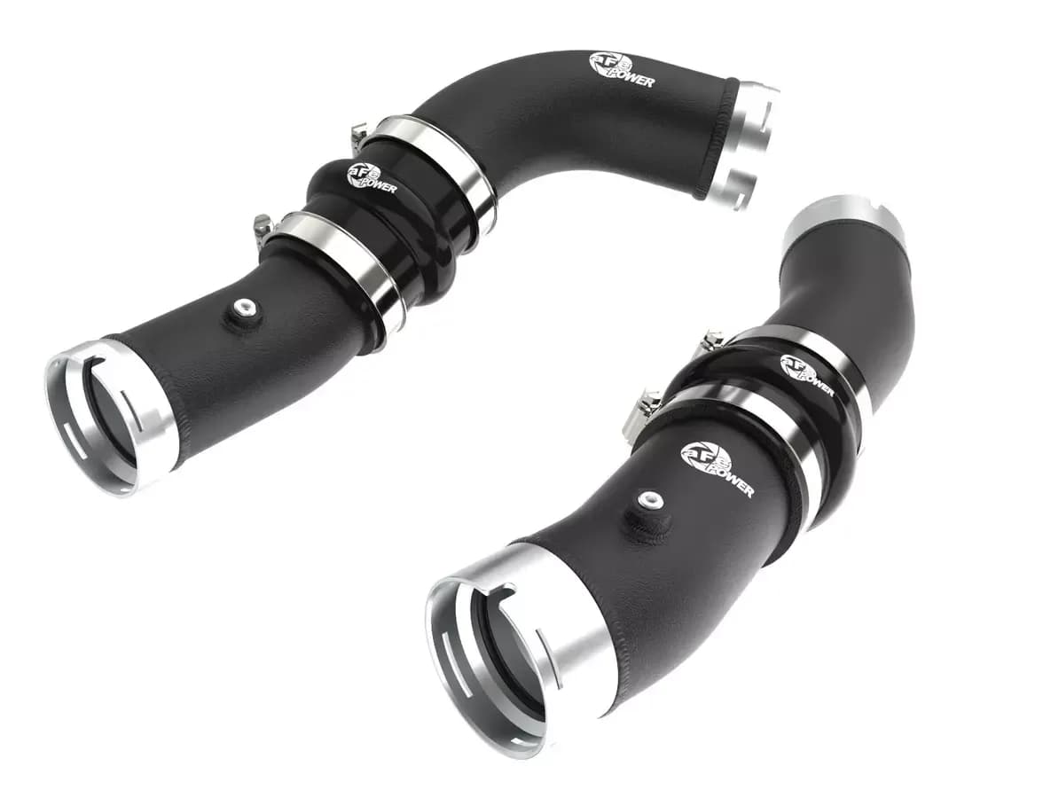 BladeRunner 2-1/2 IN & 3 IN Aluminum Hot and Cold Charge Pipe Kit Black Toyota Tacoma 24-25 L4-2.4L (t)