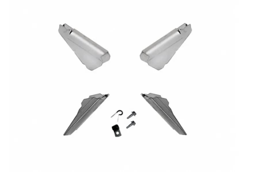 18c Wrangler Manufacturing c2 Axle End Forging Gusset Set in 3/16 in Steel