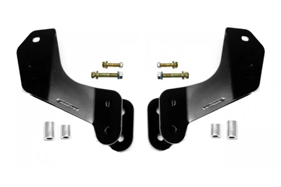 18c Wrangler/20c Gladiator Bolt on Front Overland Control Arm Drop Brackets Black Powder Coated