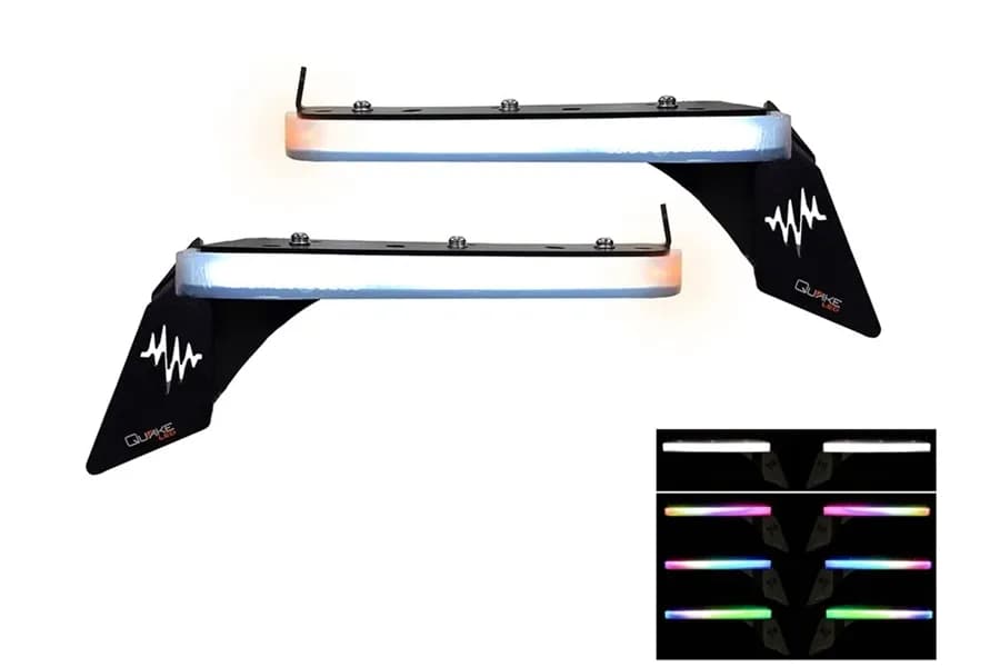 Quake Jeep Wrangler JL/Gladiator JT HDX Slim DRL Fender Chop Kit - Fits: Rubicon/Mojave