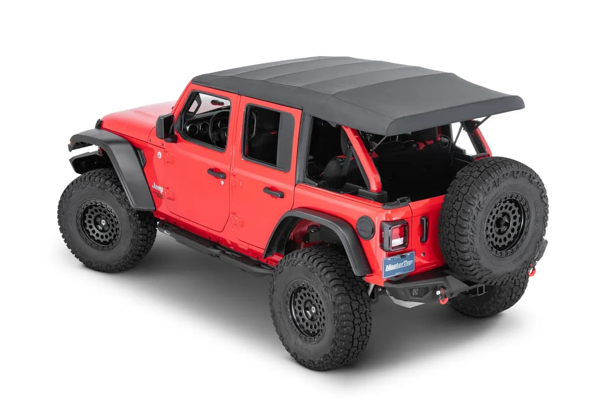 MasterTop Complete Top 18-Present Jeep JLU Wrangler 4 Door, MasterTwill MasterTop