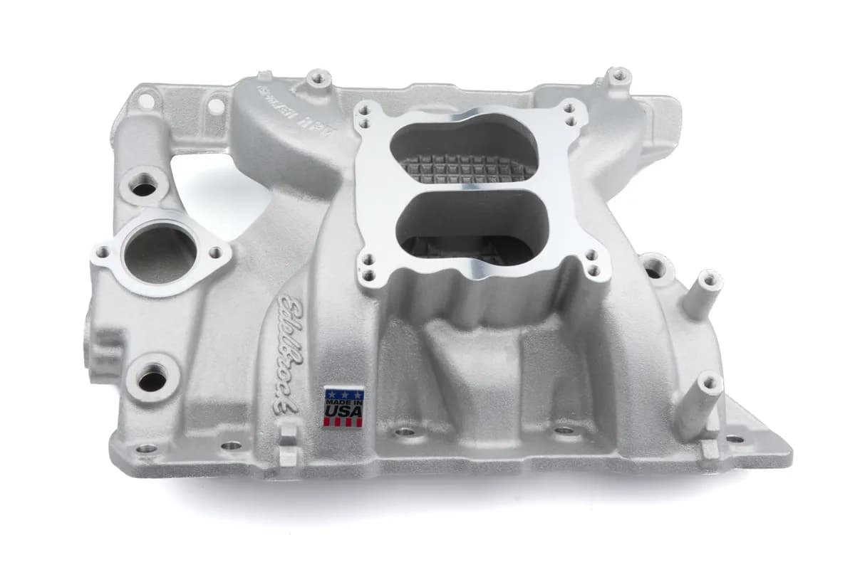 Edelbrock 7156 Performer RPM Pontiac 326-455 Intake Manifold