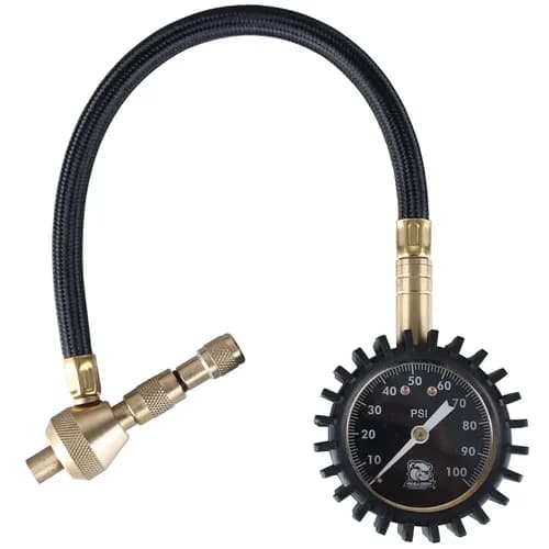 Bulldog Winch Deflator w/ Analog Pressure Gauge, 0-100psi