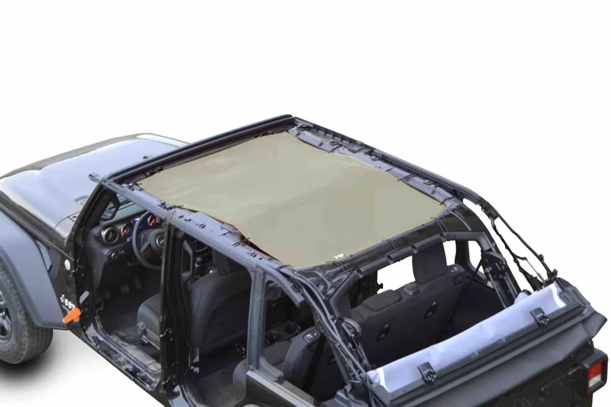 Tops and Covers 2018 to Present Fabric Teddy 4 Door Tan