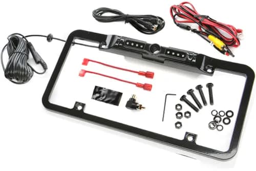 Back-Up Camera License Plate Mount For Cts (Black)