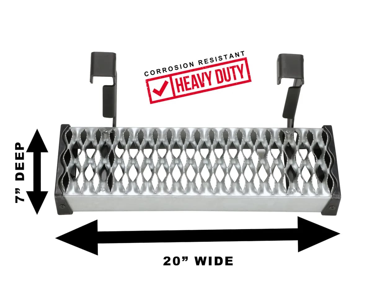 CARR - 130550-1 - MAXgrip Side Step; Assist/Side Step; XGO Galvanized; Single