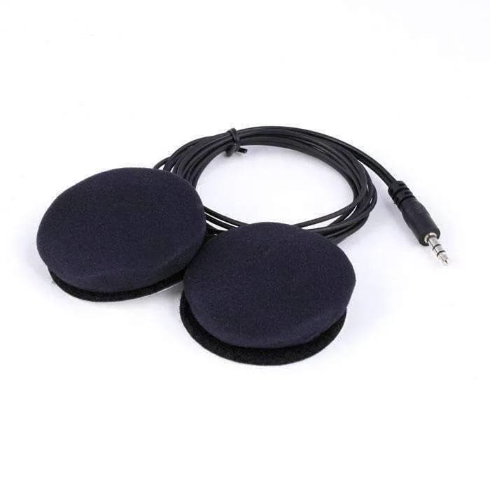 Stereo Velcro Mount Helmet Speakers With 3.5mm Plug