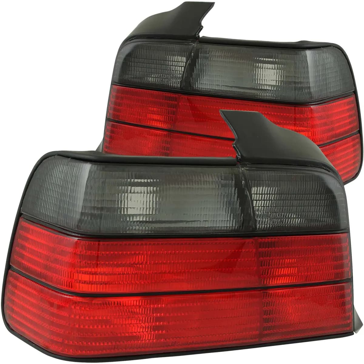 1992-1998 Bmw 3 Series Red/Smoke Lighting E36/4 Door Set