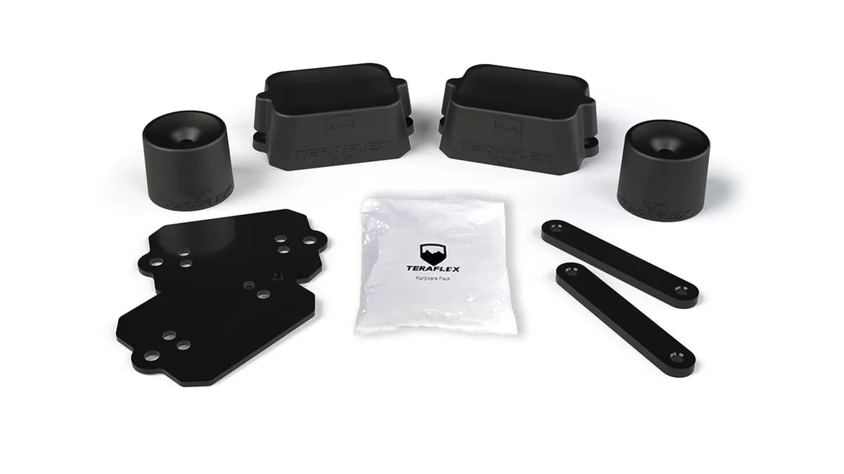 Jl/Jlu 2in Bump Stop Strike Pad Kit (Front & Rear)