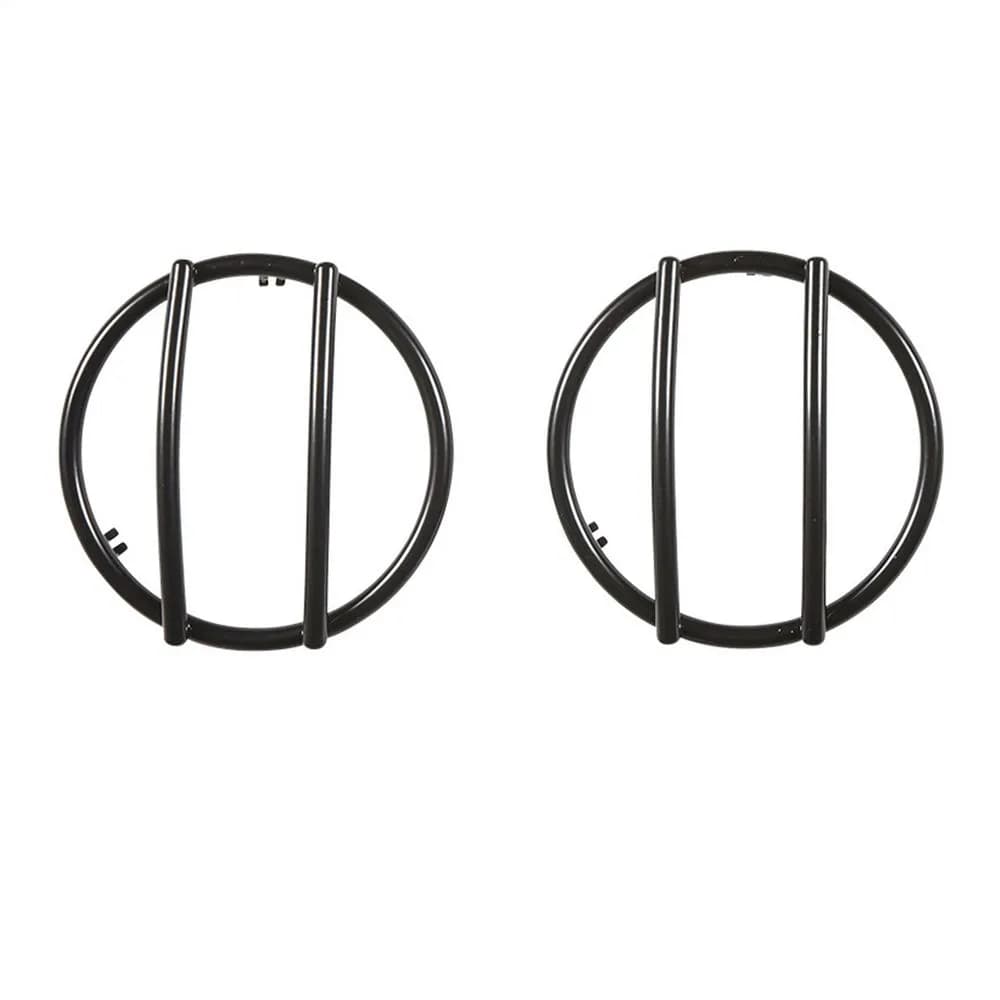 0718 Wrangler (Jk) Euro Turn Signal Guards Black 2 Piece