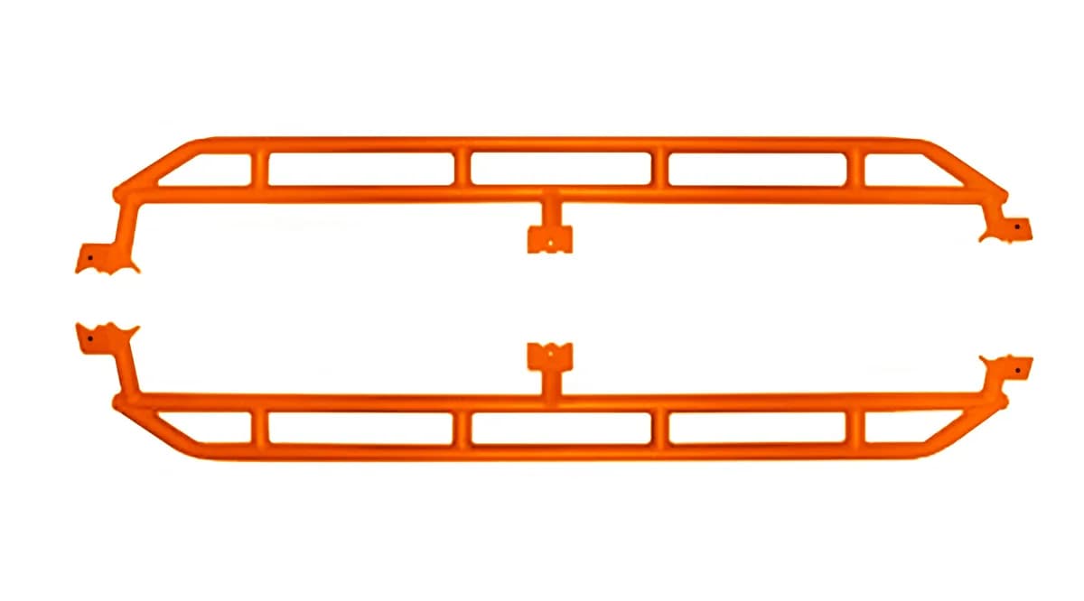 Armor 2019 to Present Rock Sliders Fluorescent Orange