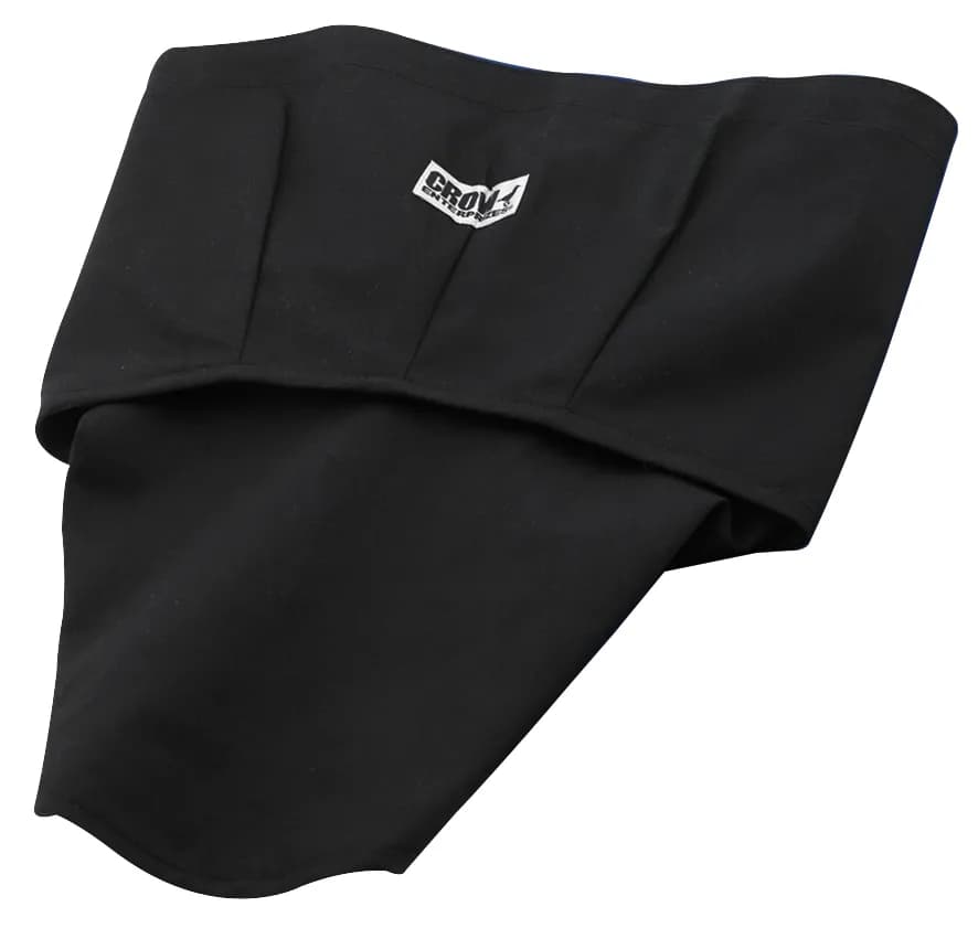 Helmet Skirt Black Velcro Attachment