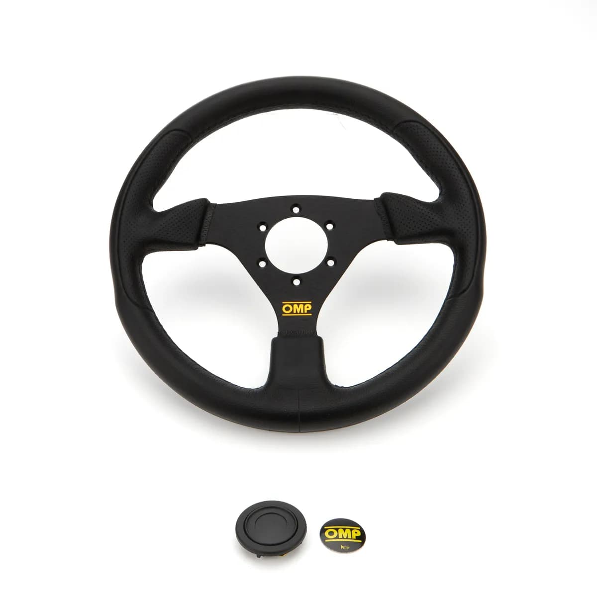 Racing GP Steering Wheel 3 Spoke 330mm Black