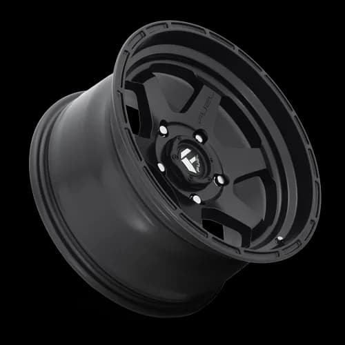 Aluminum Wheels 17X9 Shok D664 5 On 127 Matte Black 71.5 Bore 1 Offset Fuel Off Road Wheels