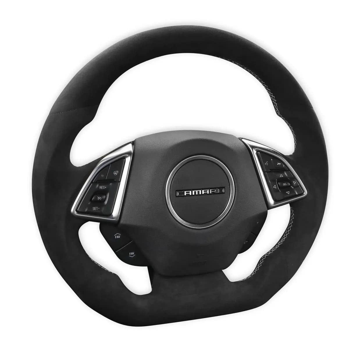 Drake Muscle Cars Camaro Steering Wheel- Alcantara