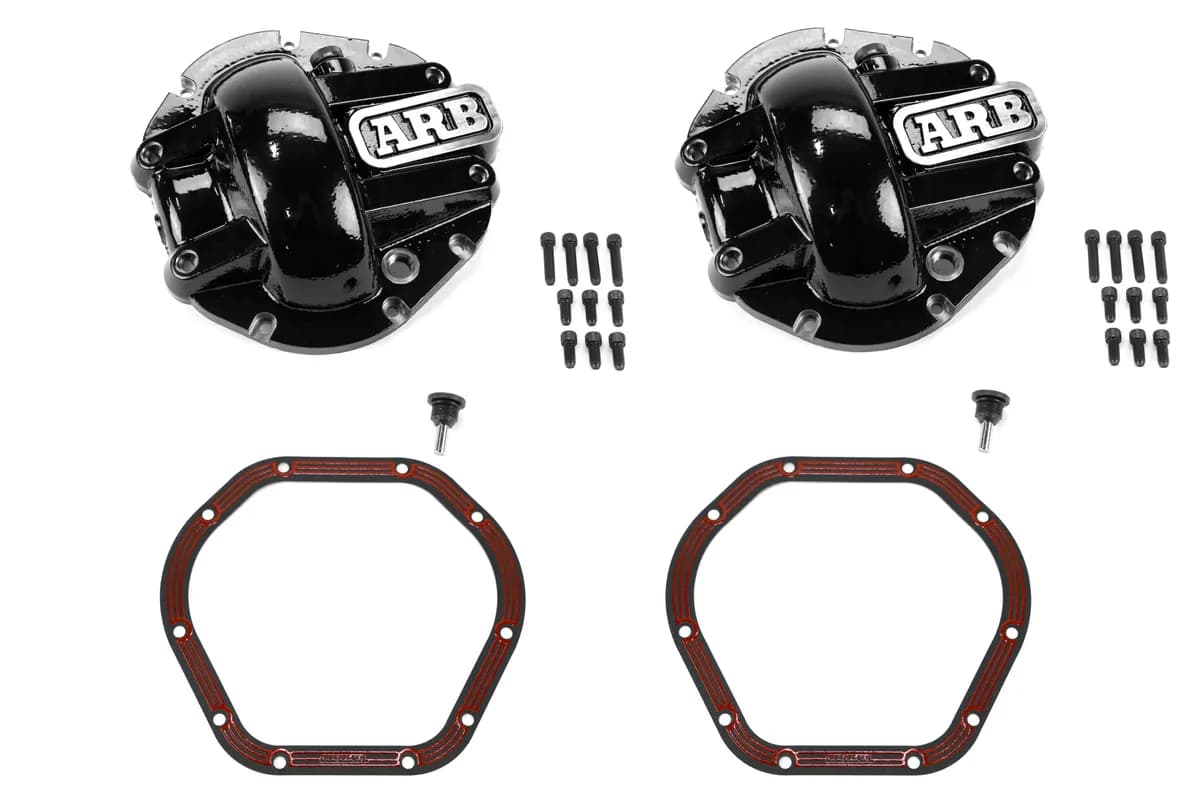 ARB Dana 44 Black Differential Covers & LubeLocker Package - JK/LJ/TJ