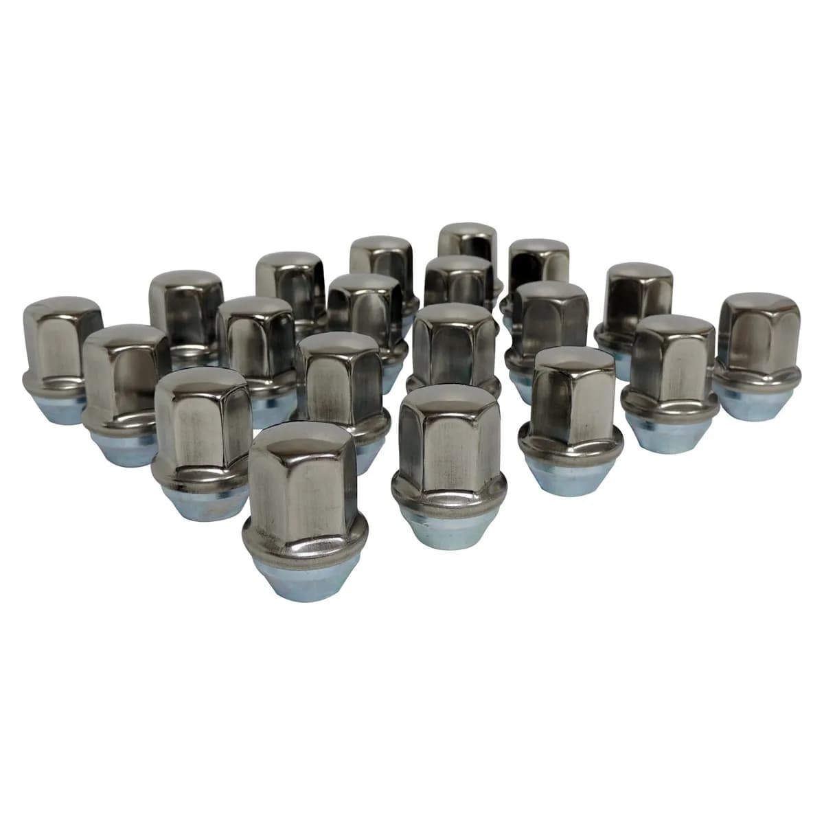 Crown Automotive Jeep Replacement 6509422K 20-Piece Stainless Lug Nut Kit for Jeep 18+ JL, 20+ JT, 11+ WK2, WL Models