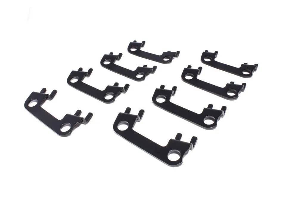 COMP Cams 4803-8 Raised 1 Piece Guide Plate Set for Ford Cleveland w/ 5/16 Pushrod, 7/16 Stud