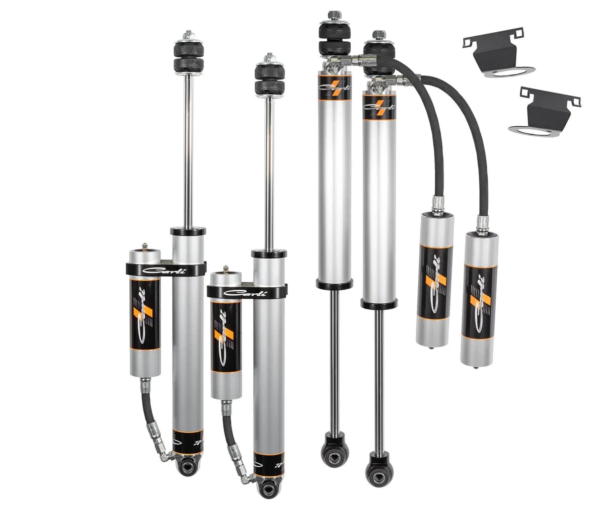Carli 14-24 RAM 2500 4x4 Gas Carli-Spec 2.0" rr Front & Rear Shock Pkg 3.25" Lift