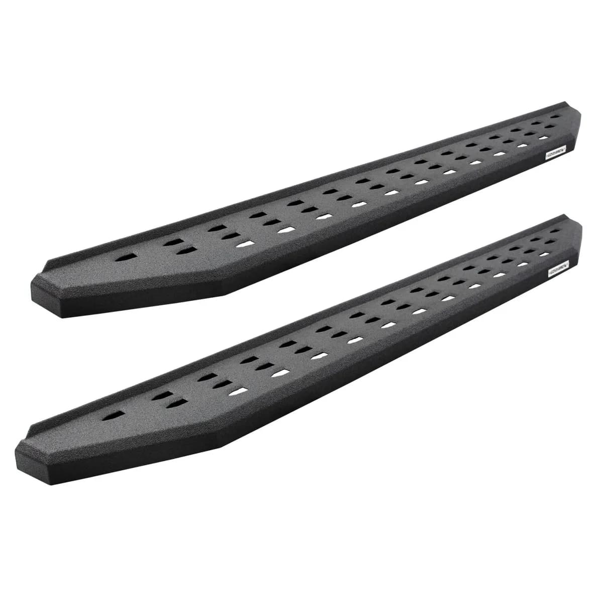 48in Long Running Boards Side Step rb 20 Black Bedliner Material Finish(Brkts Sold Sep)