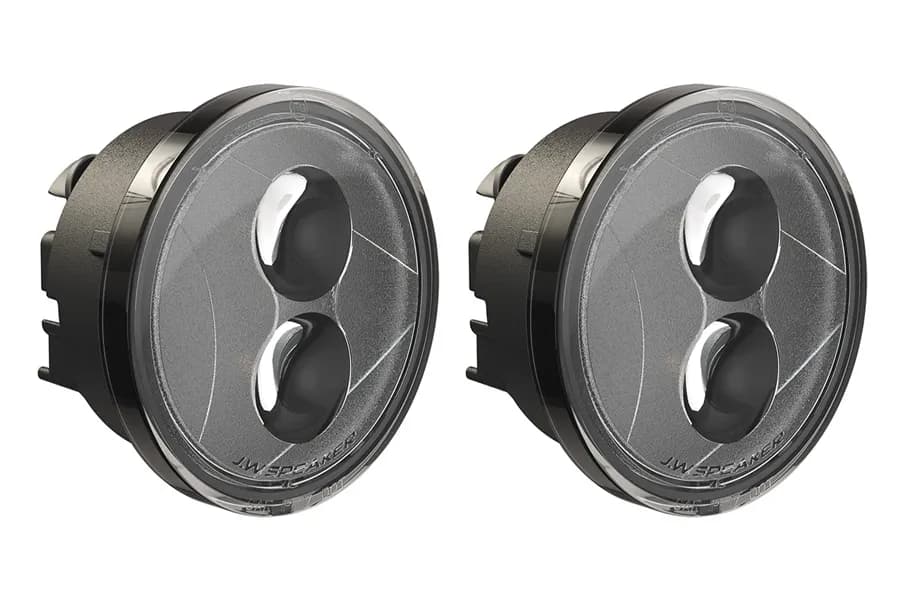 239 j2 Model 12v Dot/Ece LED Round Turn Signals With Clear Lens(2 Light Kit)