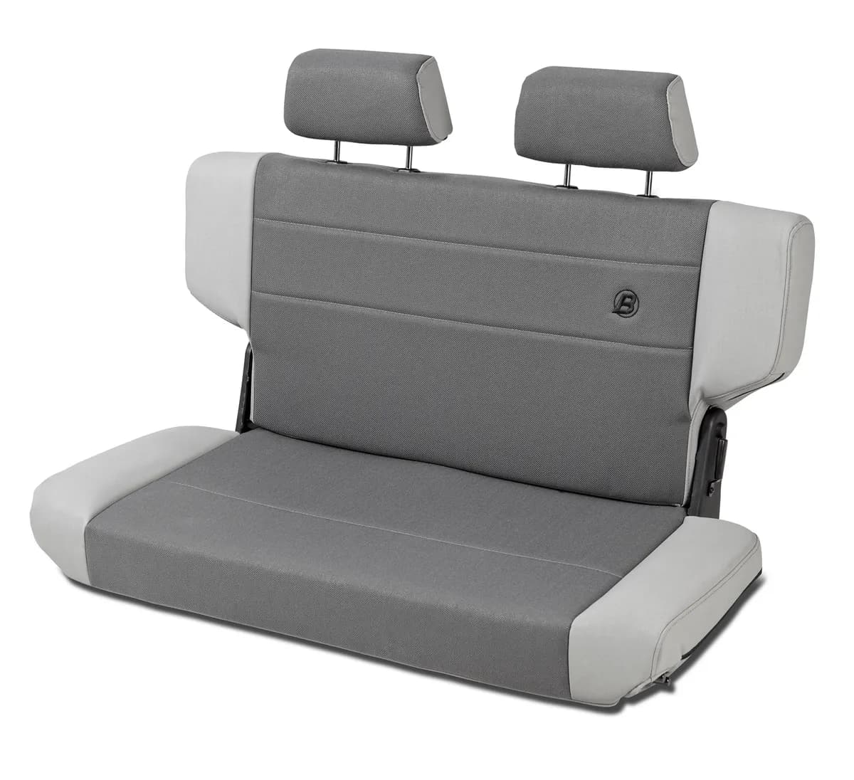 Charcoal/Gray Trailmax II Seats Trailmax II f & t Bench Seat, Rear, Center Fabric Insert Jeep 97-06 Wrangler;