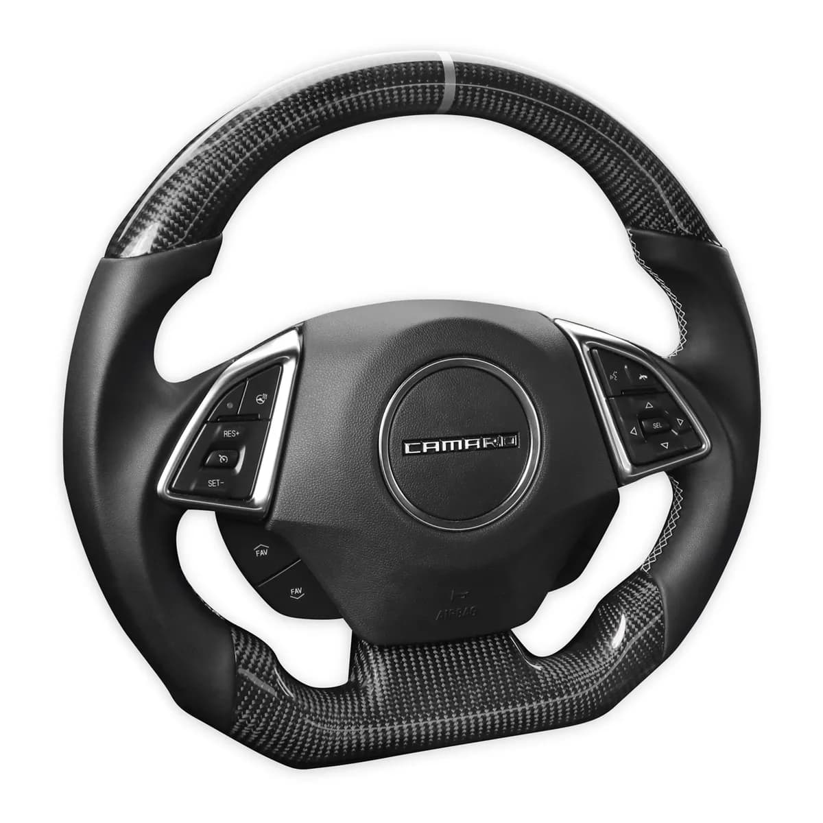 Drake Muscle Cars Camaro Steering Wheel- Carbon Fiber