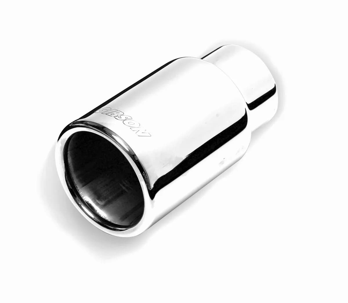 Gibson Performance Exhaust 500632 Stainless Steel Tip>Rolled Edge Straight Tip