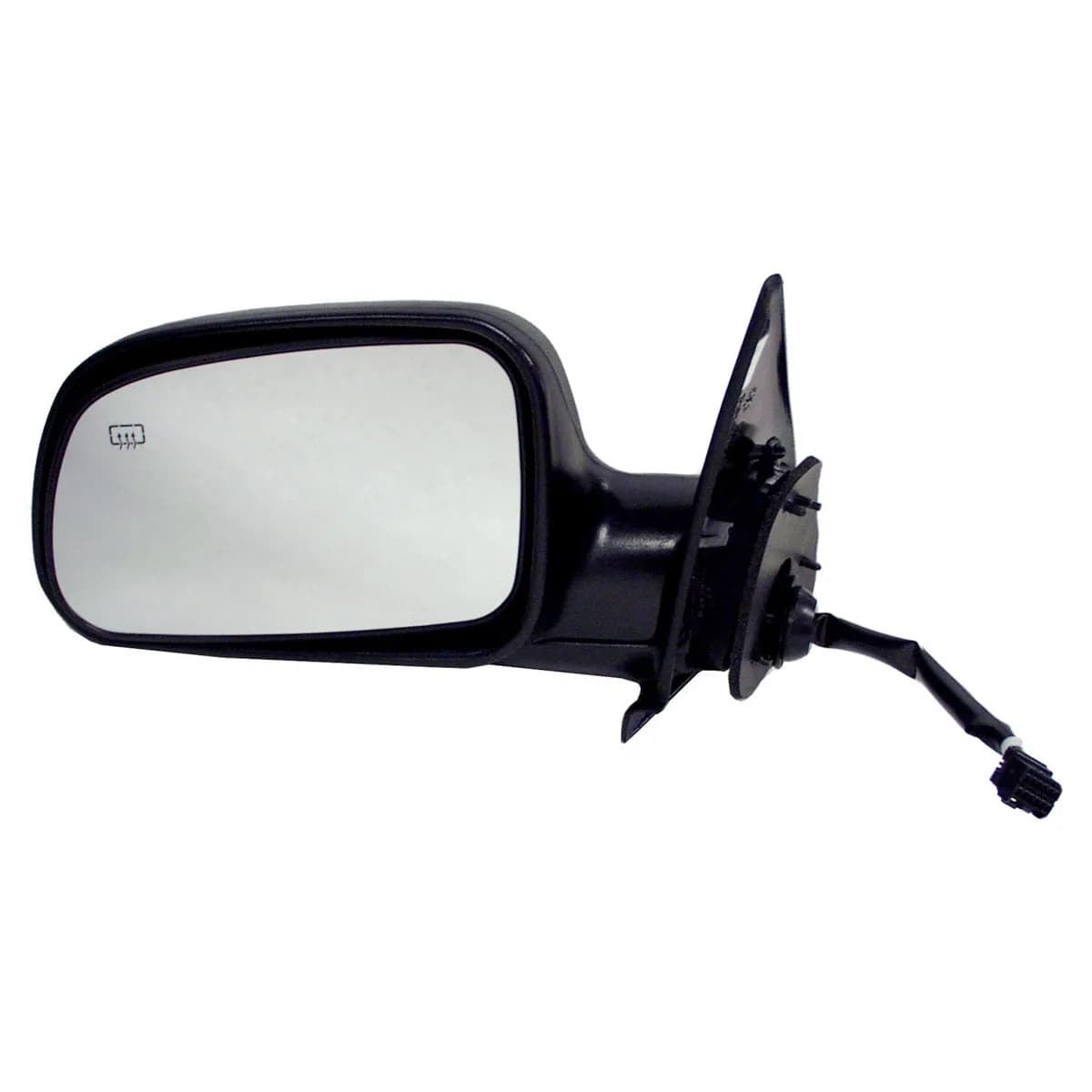 Crown Automotive Jeep Replacement 55155233AC Left Power, Heated, Manual Folding Mirror for 1999-2004 Jeep WJ Grand Cherokee
