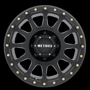 Aluminum Wheels 18x9 NV MR305 Bolt Pattern 8 On 165.1 Offset 18 Lip Size 1.38 Matte Black MB Method