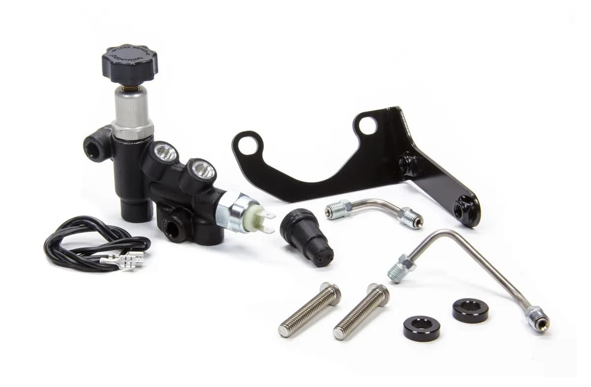 Tandem Master Cylinder Mounting Bracket Kit w/ Prop Valve