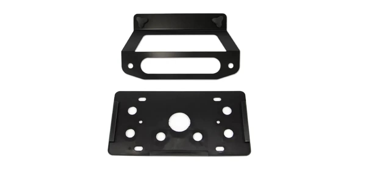 AEV Hawse Fairlead License Plate Mounting Kit - JK