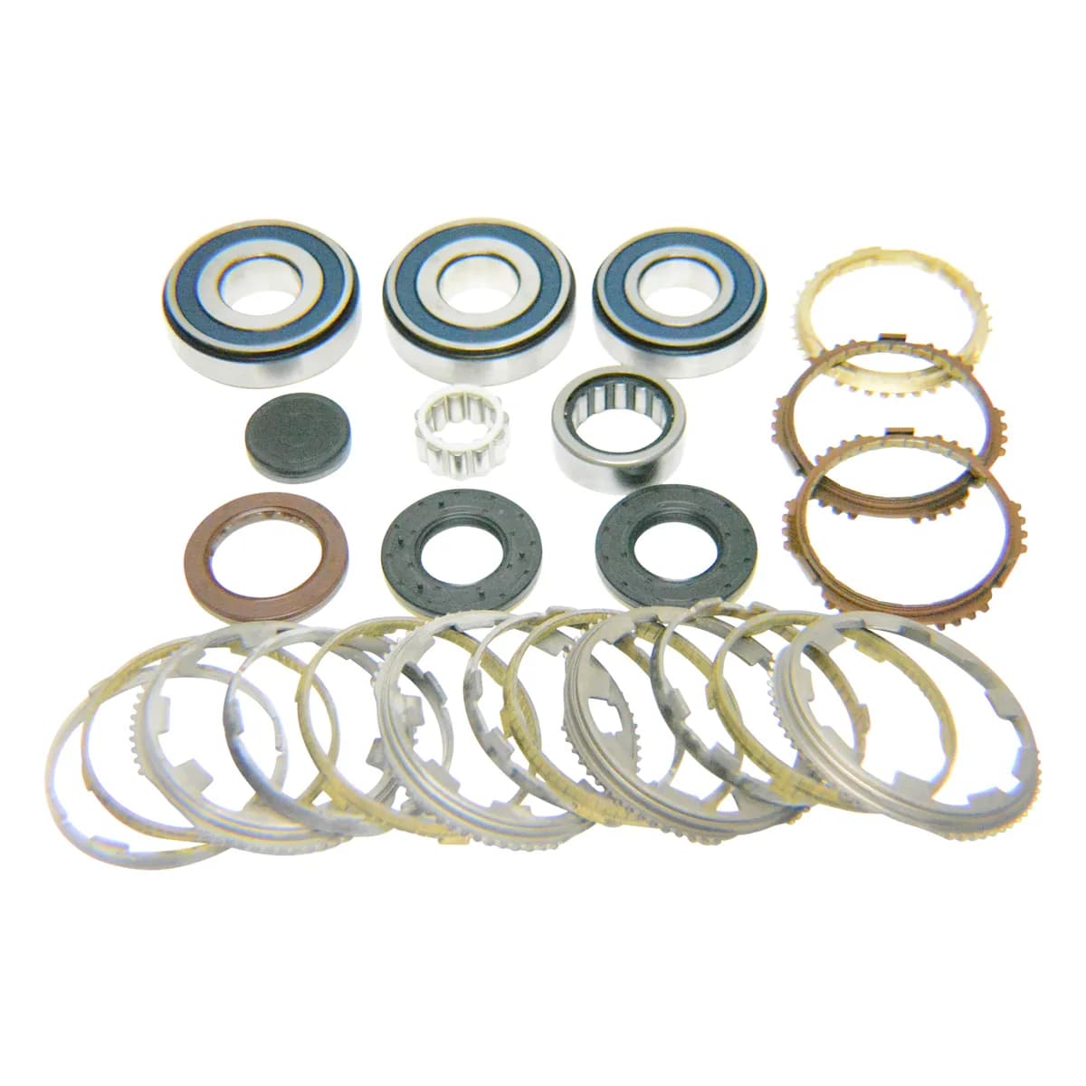 Nsg370 m t Bearing Kit 12- 18 Jeep w Synchros Bronze Lined 5-6 Rings Nsg370 m t Bearing Kit 12- 1