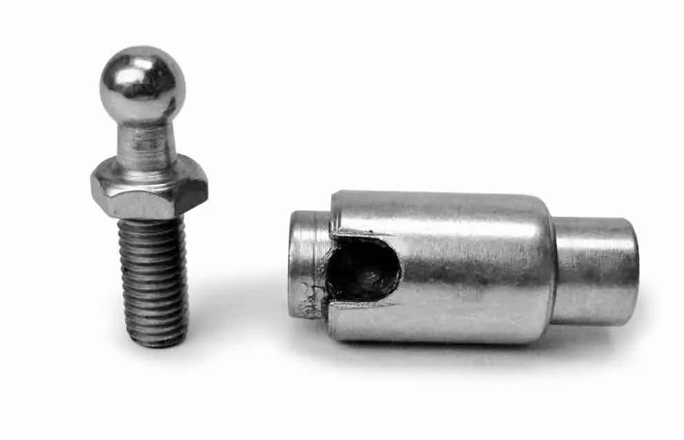 Quick Disconnect Plated Steel 10-32 RH 1 Pack